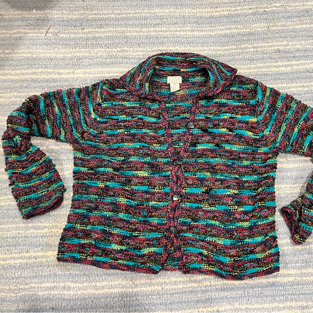 Sigrid Olsen multicolor cardigan